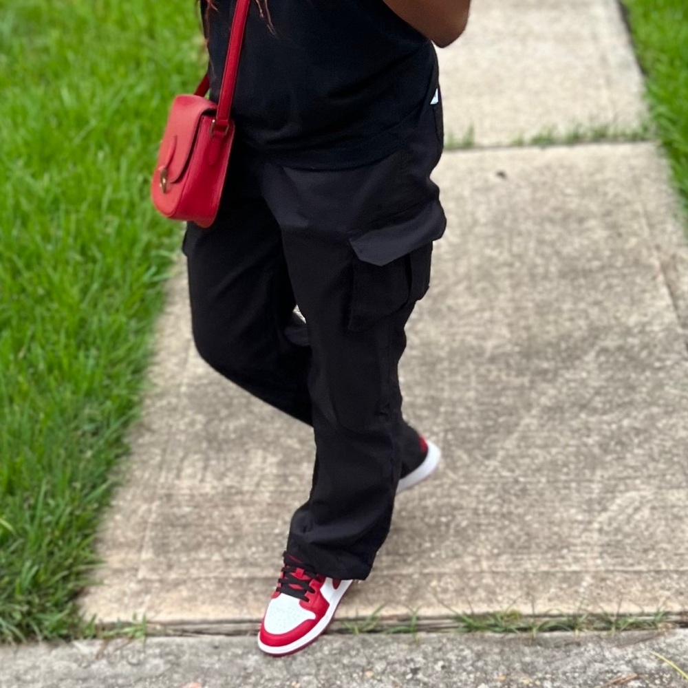 Amazon Men Cargo Black Pants